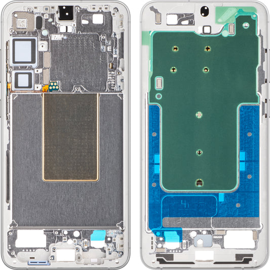 Funda Mijloc Samsung Galaxy S24+ S926, Gris (Marble Grey), Service Pack GH82-33413B