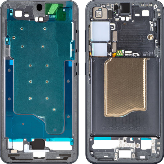Carcasa Central Samsung Galaxy S25 S931, Negra, Service Pack GH82-36328E