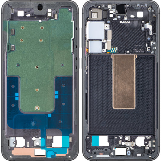 Carcasa Medio Samsung Galaxy S23+ S916, Negra (Phantom Black), Service Pack GH96-15838A