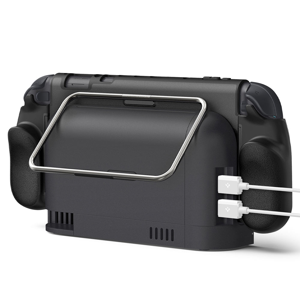 Funda Protectora Spigen Dual Grip Pro para Consola Nintendo Switch 2, Negra ACS10196