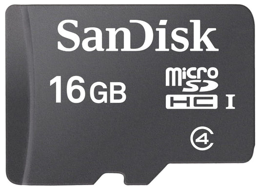 Tarjeta de memoria SanDisk microSDHC, 16 Gb, Clase 4 SDSDQM-016G-B35