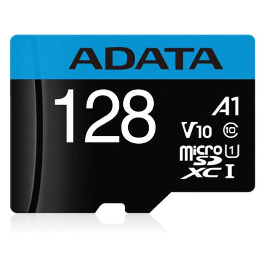 Tarjeta de Memoria microSDXC Adata Premier, 128Gb, Clase 10 / UHS-1 U1, Con Adaptador AUSDX128GUICL10A1-RA1
