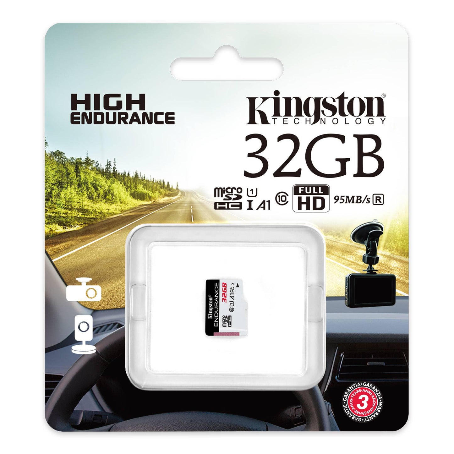 Tarjeta de memoria Kingston Endurance microSDXC, 32Gb, Clase 10 / UHS-1 U1 SDCE/32GB