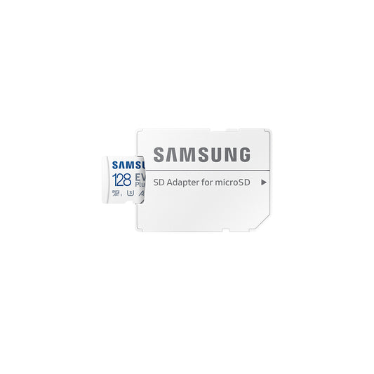 Tarjeta de memoria microSDXC Samsung Evo Plus, 128Gb, Clase 10 / UHS-1 U3, Con adaptador MB-MC128SA/EU MB-MC128SA/EU