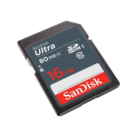 Tarjeta de Memoria SDHC SanDisk Ultra, 16Gb, Clase 10 SDSDUNS-016G-GN3IN