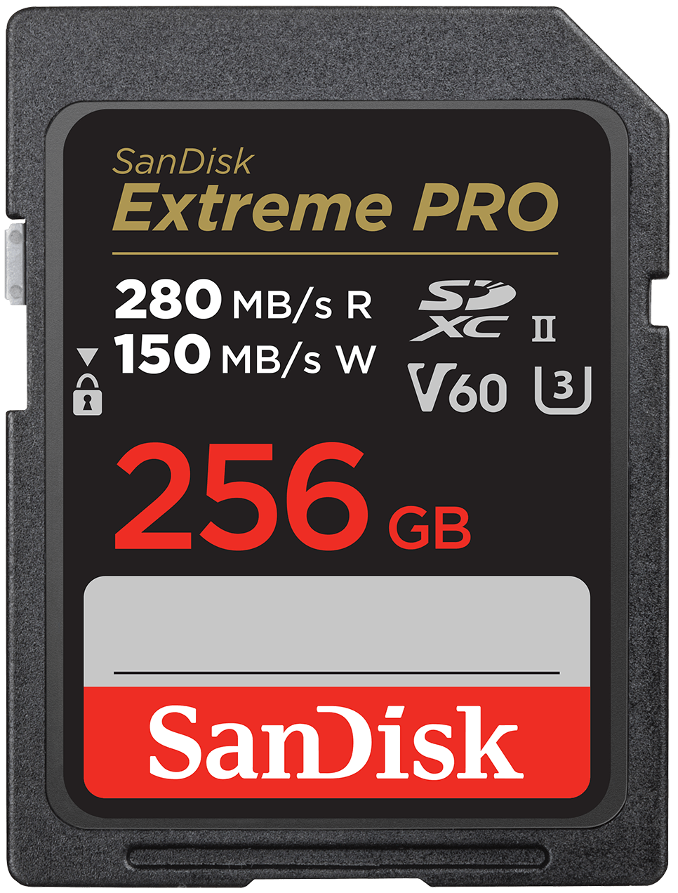 Tarjeta de Memoria SDXC SanDisk Extreme Pro, 256Gb, Clase 10 / UHS-2 U3 SDSDXEP-256G-GN4IN