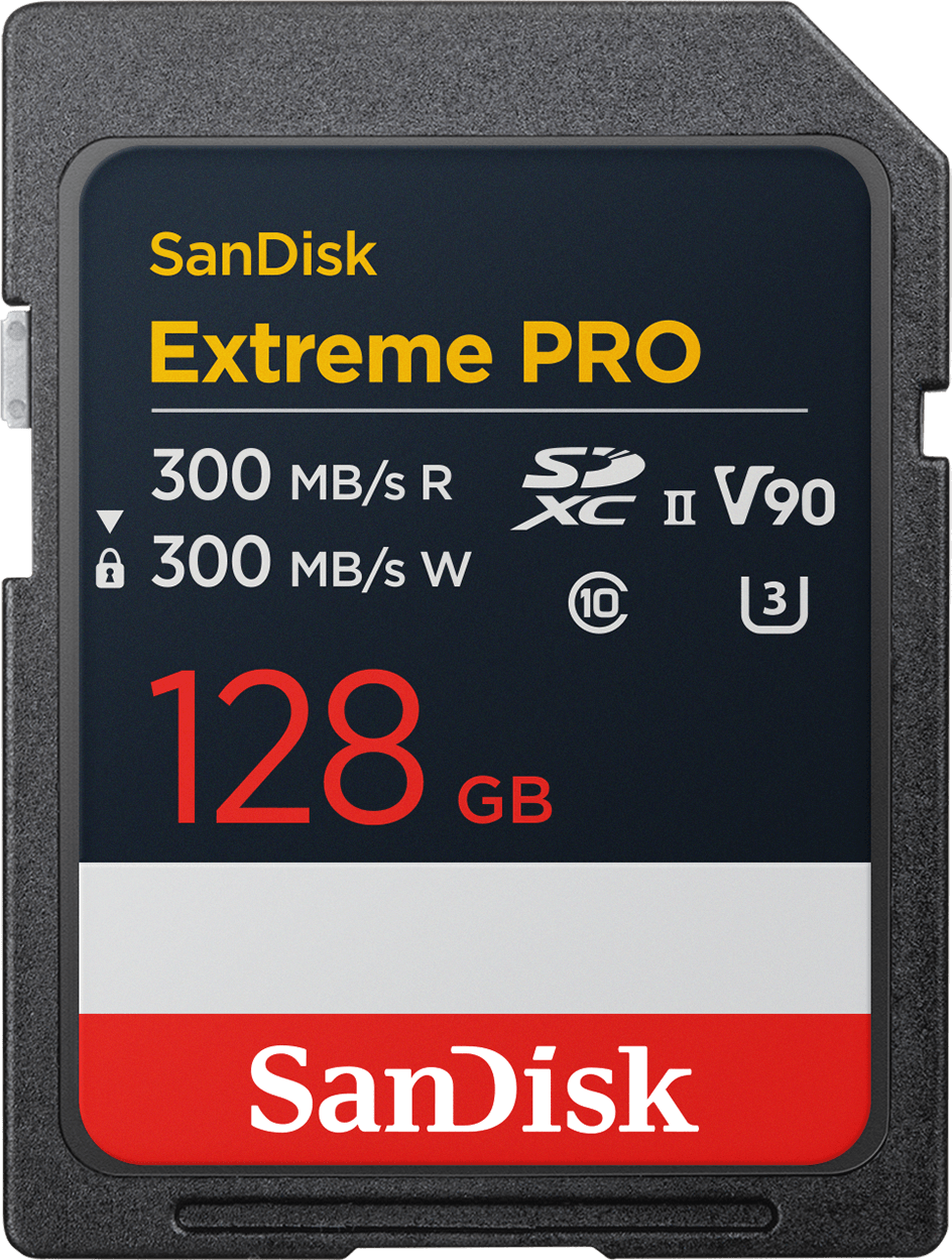 Tarjeta de Memoria SDXC SanDisk Extreme Pro, 128Gb, Clase 10 / UHS-2 U3 SDSDXDM-128G-GN4IN