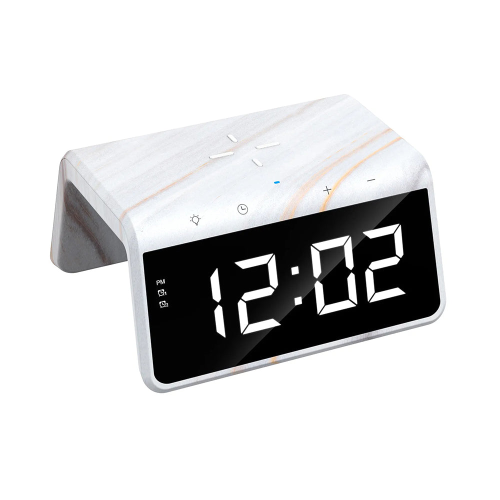 Reloj Digital HAVIT W320 con Carga Inalámbrica QI, Negro