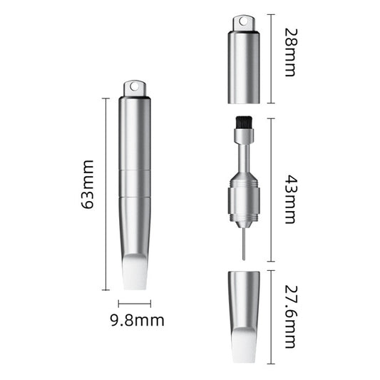 Llave SIM OEM CS-02, 3en1, Tipo Llavero, Gris
