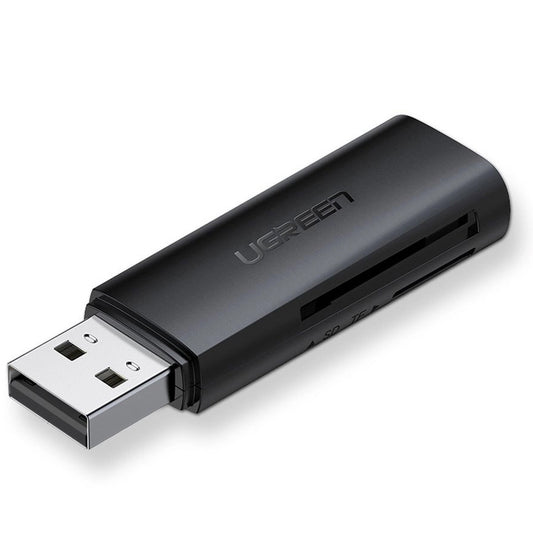 Lector de tarjetas USB 3.0 UGREEN CM264, SD - microSD, Negro