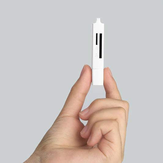 Lector de tarjetas USB 3.0 UGREEN CM104, SD - microSD, Blanco
