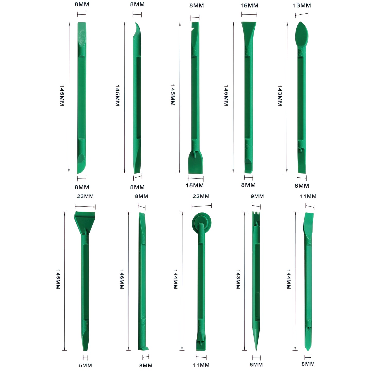 Clips de Plástico Best BST-041, 10 en 1