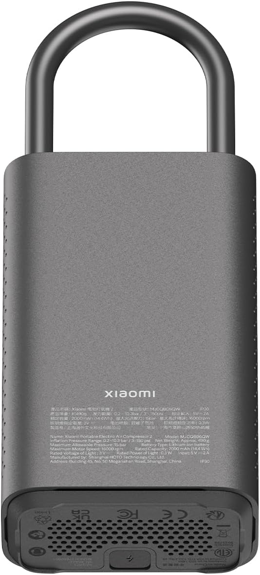 Compresor de coche Xiaomi Mi Bomba de aire portátil 2 BHR7112GL
