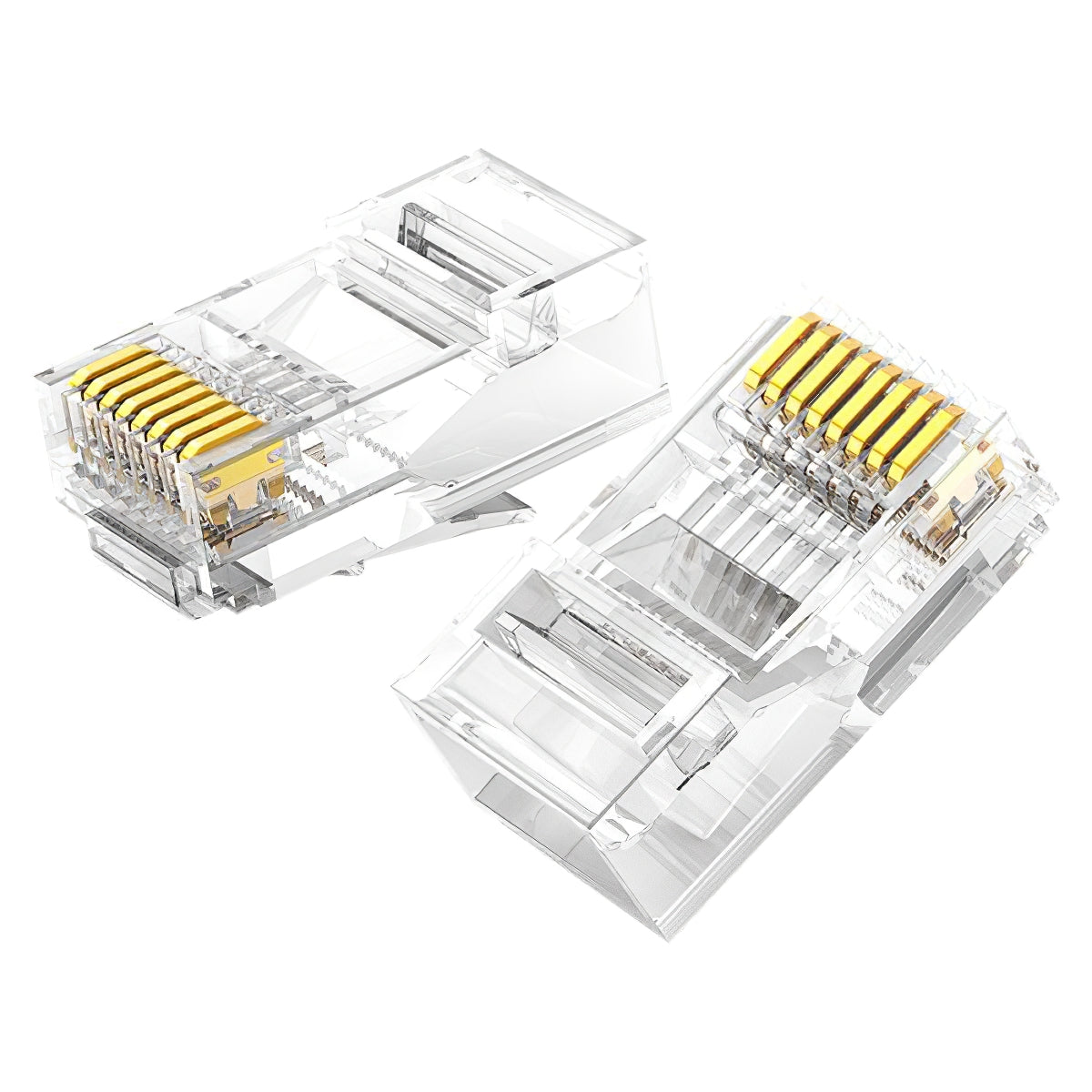 Conector de red UGREEN NW120, RJ45, Cat6, Juego 100 piezas