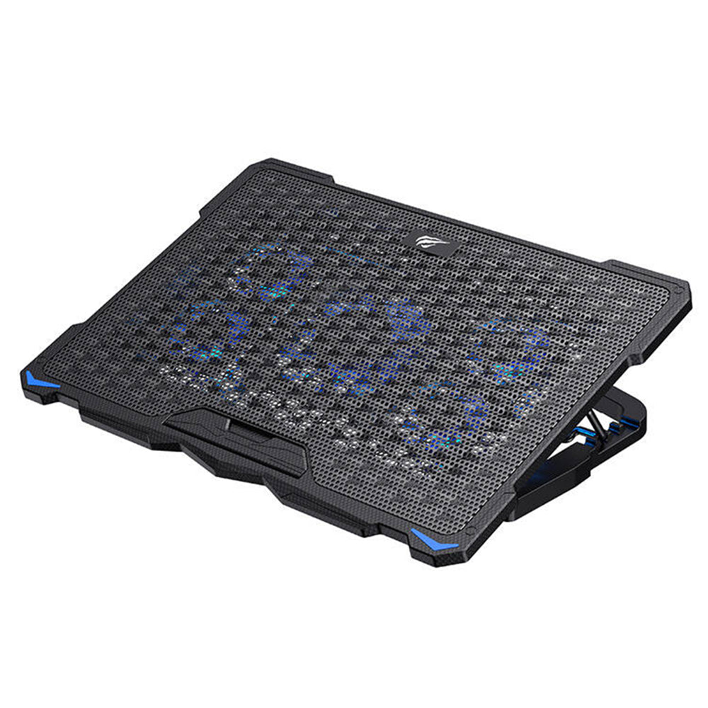 Cooler HAVIT F2076, para Laptop max. 17 pulgadas, Negro