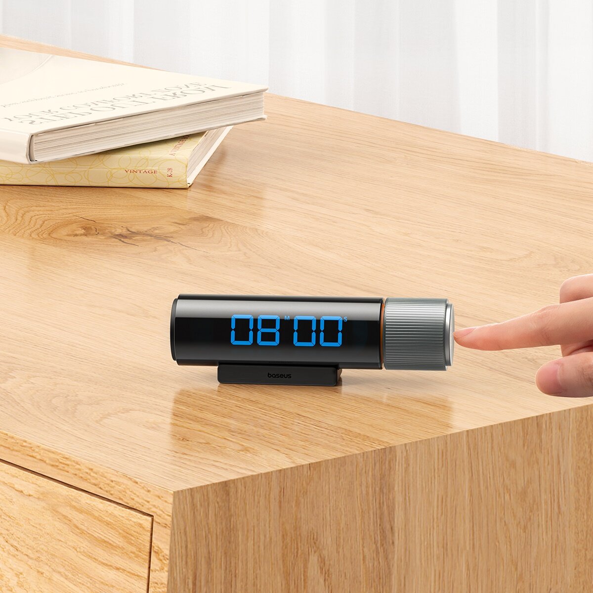 Timer Temporizador Baseus Heyo, Negro L60448003111-00