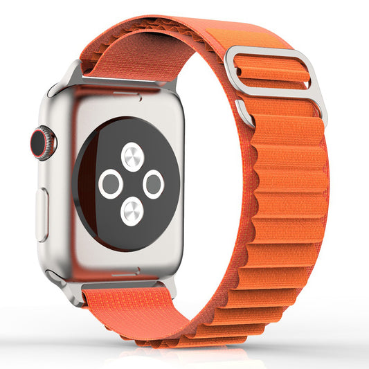 Correa para hombres Techsuit W037 para Apple Watch 42mm / 41mm / 40mm / 38mm Series, Naranja
