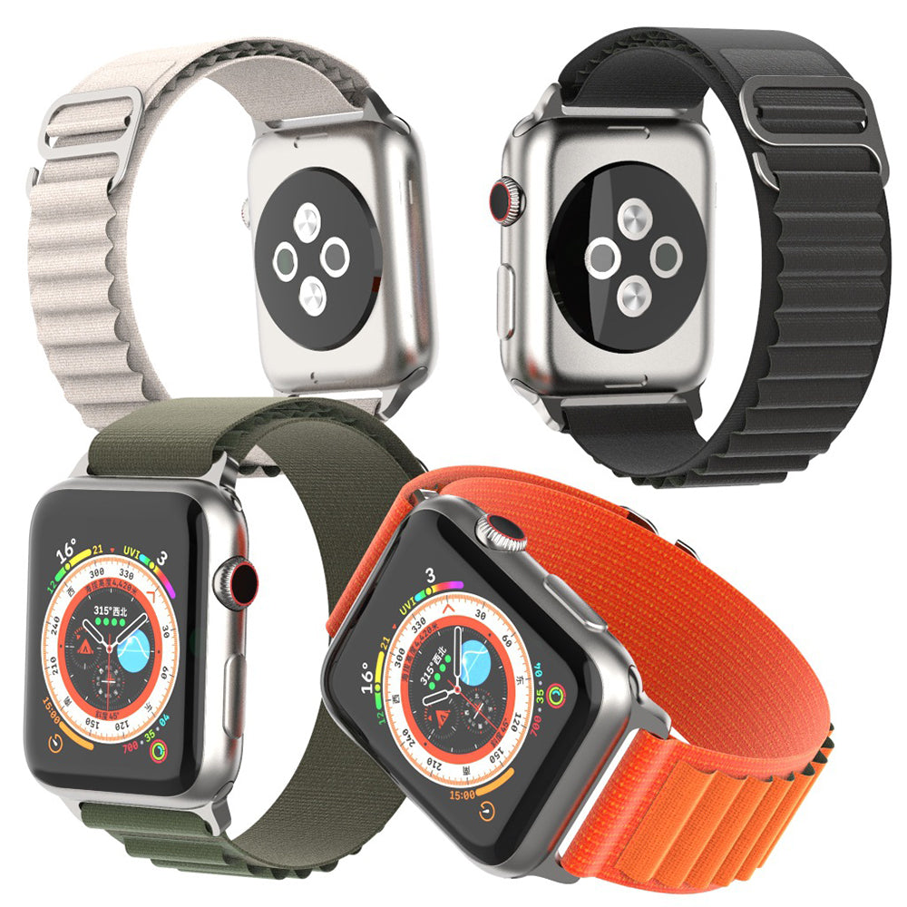 Correa para hombres Techsuit W037 para Apple Watch 42mm / 41mm / 40mm / 38mm Series, Naranja