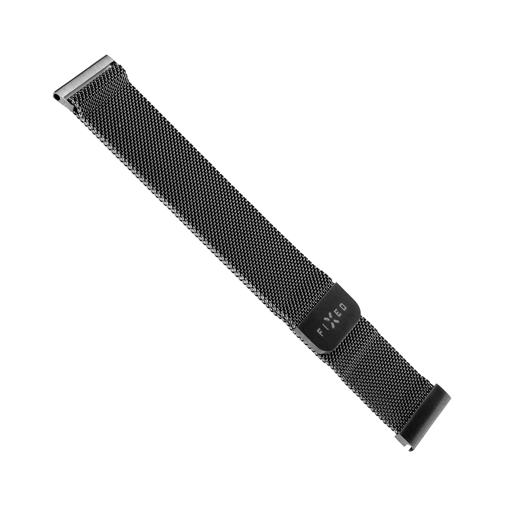 Correa Fixed Mesh para Huawei Watch / Garmin Watch Series, 18mm, Negra.