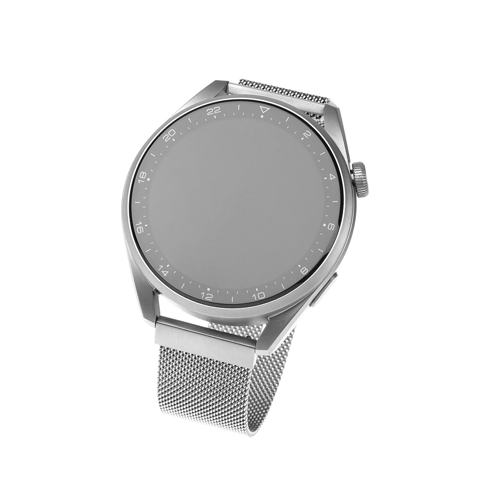 Correa Fixed Mesh para Huawei Watch / Xiaomi Watch Series, 22mm, Plateada