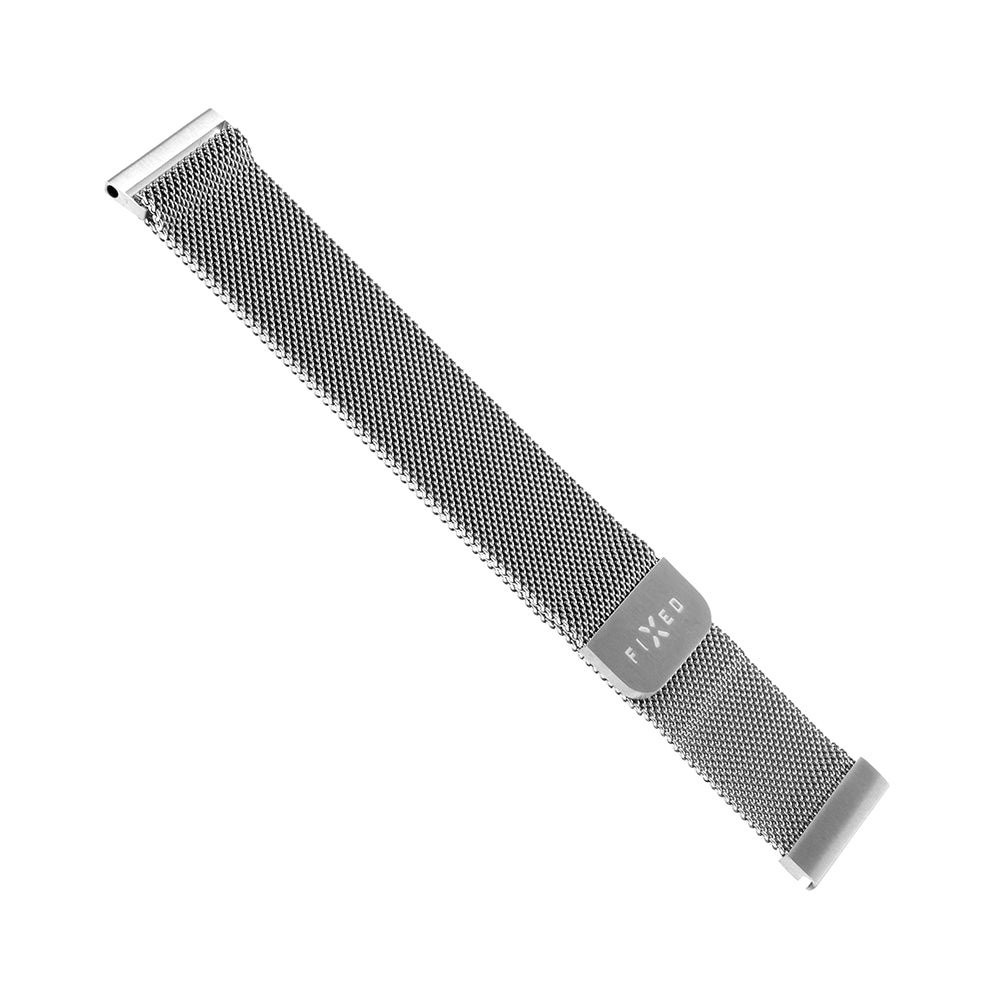 Correa Fixed Mesh para Huawei Watch / Xiaomi Watch Series, 22mm, Plateada