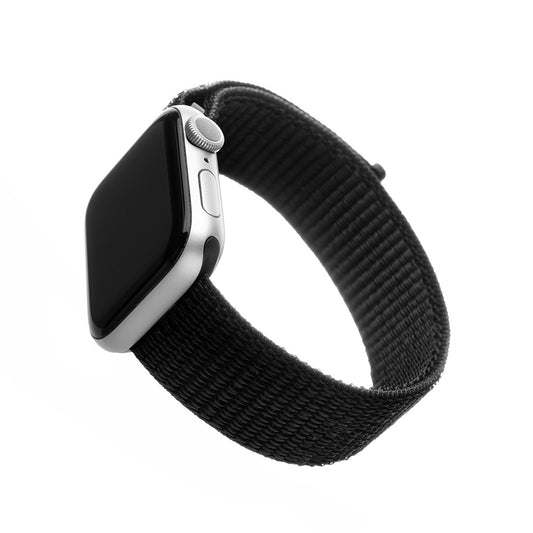 Correa Fixed Nylon para Apple Watch 49mm / 46mm / 45mm / 44mm / 42mm Series, Negra