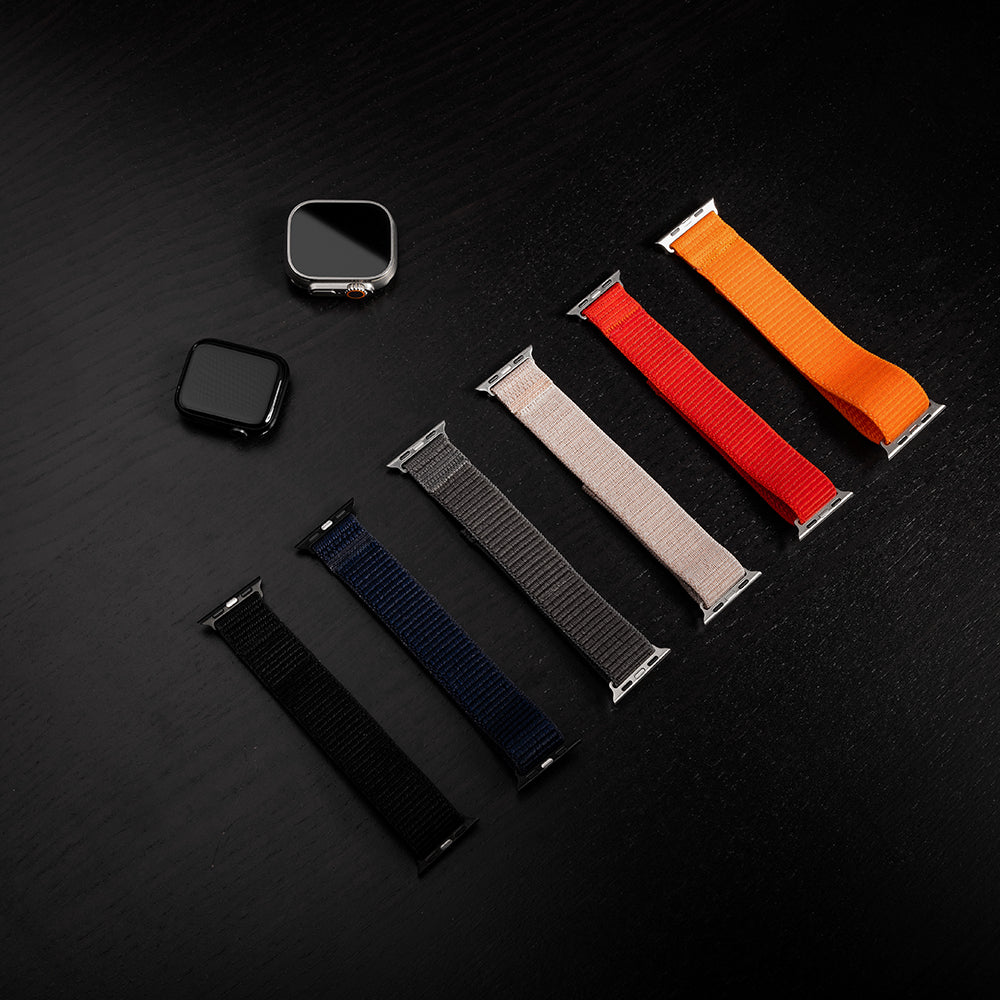 Correa Fixed Nylon Sporty para Apple Watch 42mm / 41mm / 40mm / 38mm Series, Negra