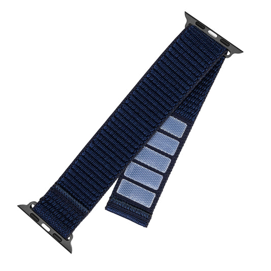 Correa Fixed Nylon Sporty para Apple Watch 49mm / 46mm / 45mm / 44mm / 42mm Series, Azul Oscuro