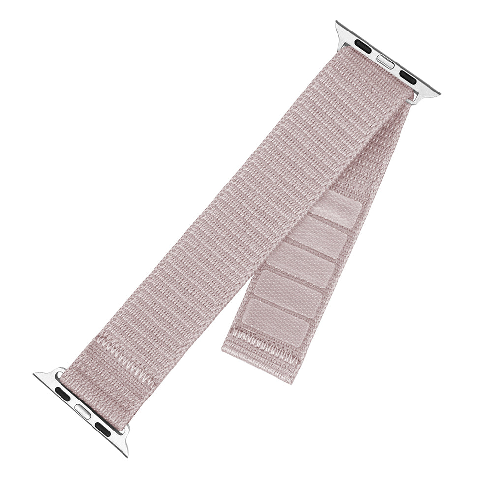 Correa Fixed Nylon Sporty para Apple Watch 49mm / 46mm / 45mm / 44mm / 42mm Series, Rosa Dorado