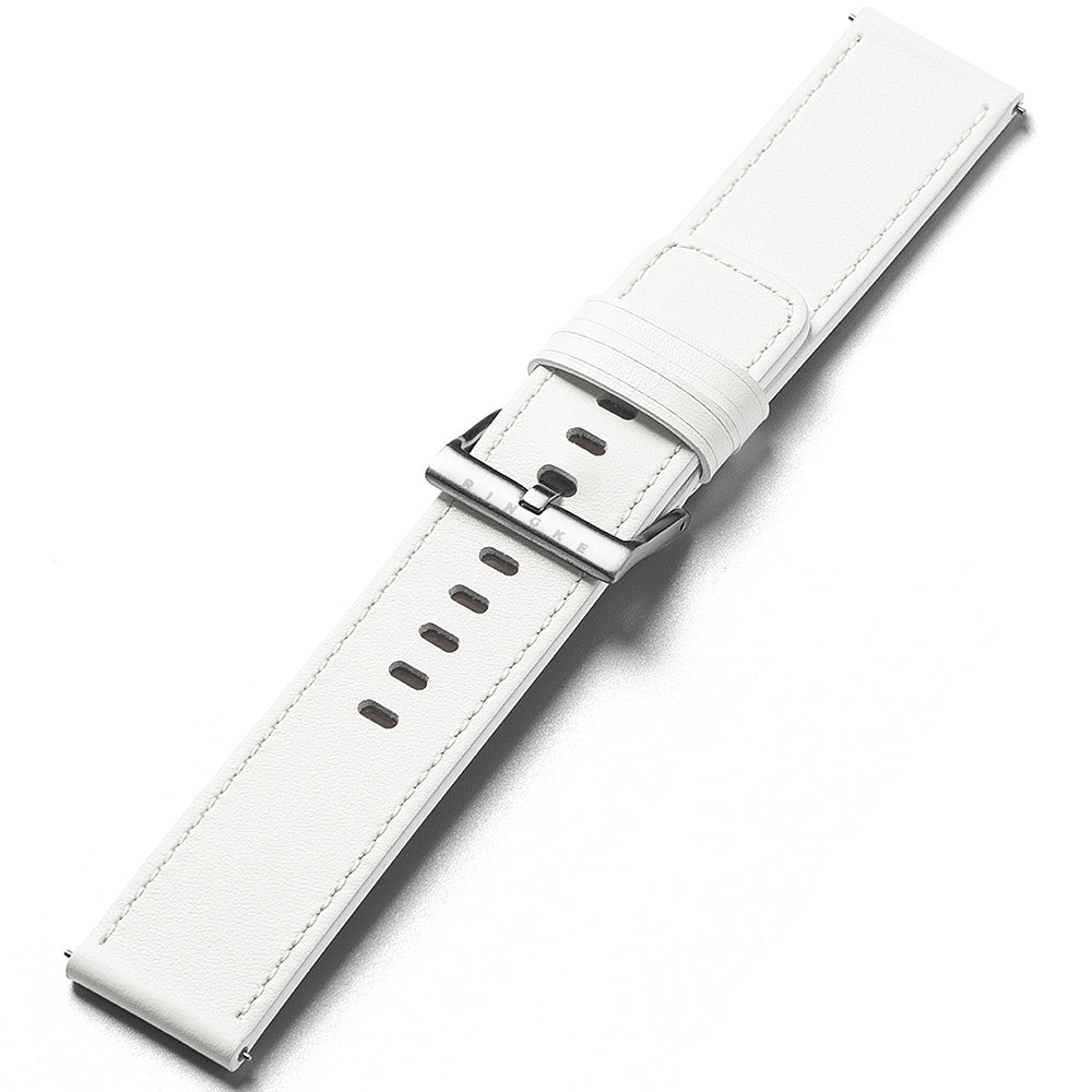 Correa Ringke One Basic Bold para Fossil Watch / Mobvoi Watch / Suunto Watch Series, 24mm, Blanca