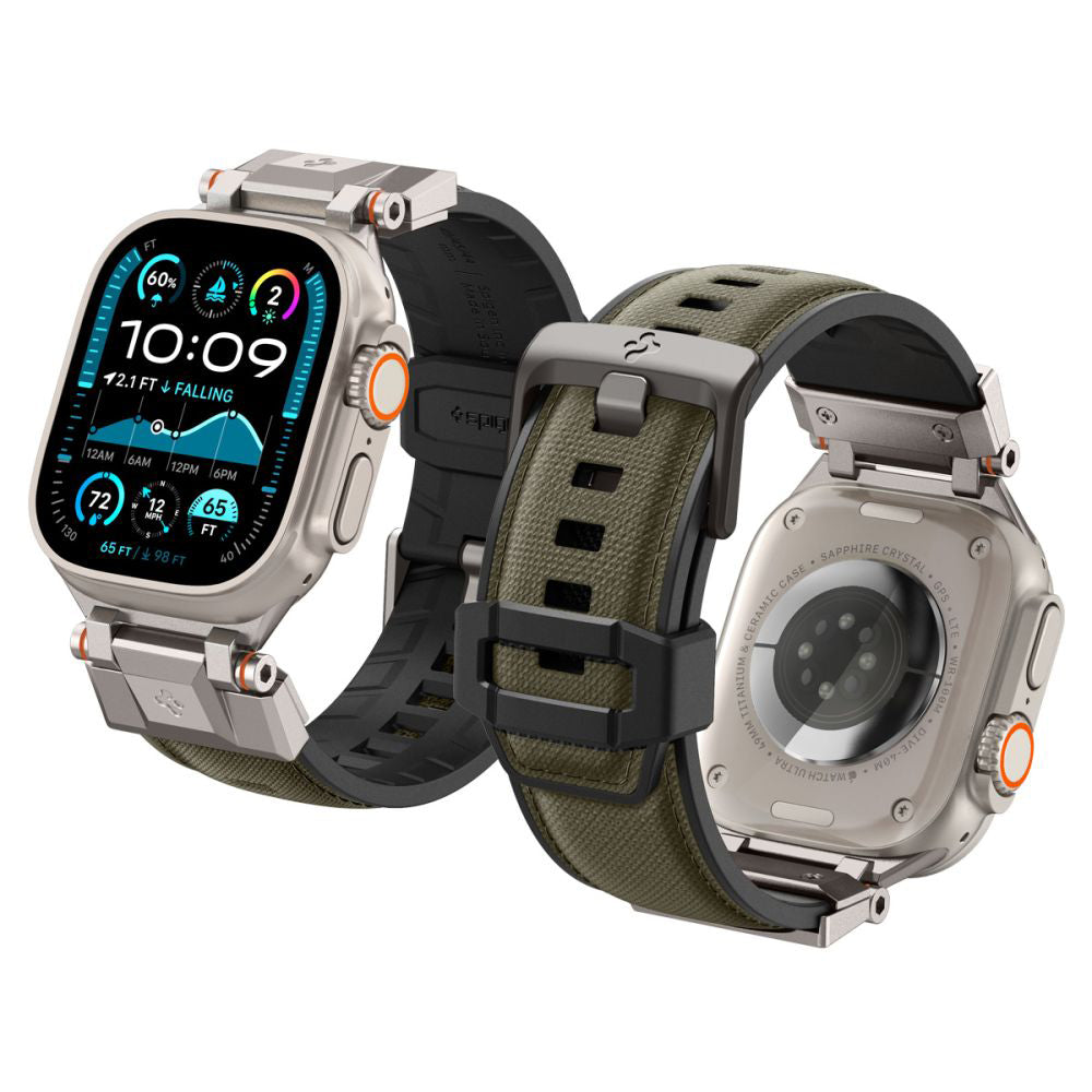 Correa Spigen DuraPro Armor para Apple Watch 49mm / 46mm / 45mm / 44mm / 42mm Series, Verde AMP09102
