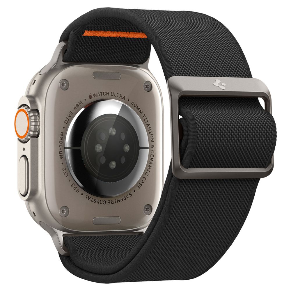 Correa Spigen Fit Lite Ultra para Apple Watch 49mm / 46mm / 45mm / 44mm / 42mm Series, Negra AMP05983