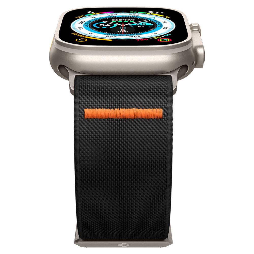 Correa Spigen Fit Lite Ultra para Apple Watch 49mm / 46mm / 45mm / 44mm / 42mm Series, Negra AMP05983