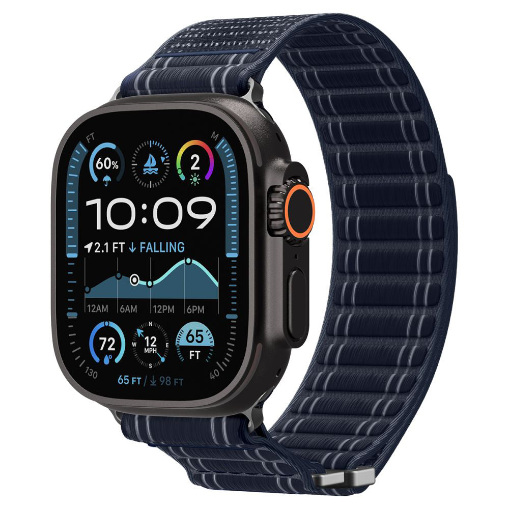 Correa Spigen WBF0 para Apple Watch Series 49mm / 46mm / 45mm / 44mm, Azul Marino AMP10143