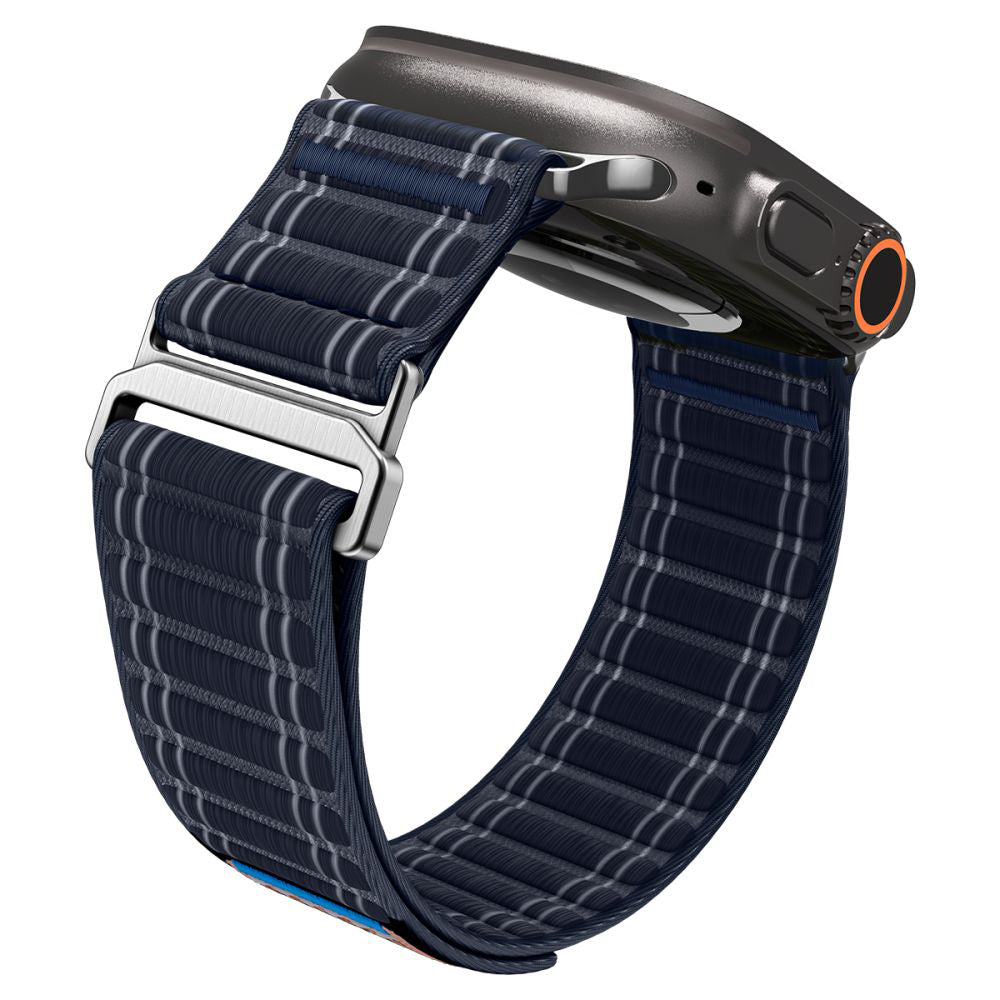 Correa Spigen WBF0 para Apple Watch Series 49mm / 46mm / 45mm / 44mm, Azul Marino AMP10143