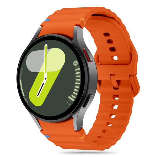 Correa deportiva de silicona Tech-Protect para Samsung Galaxy Watch7 / Watch FE / Watch6 / Watch5 / Watch4 Series, naranja