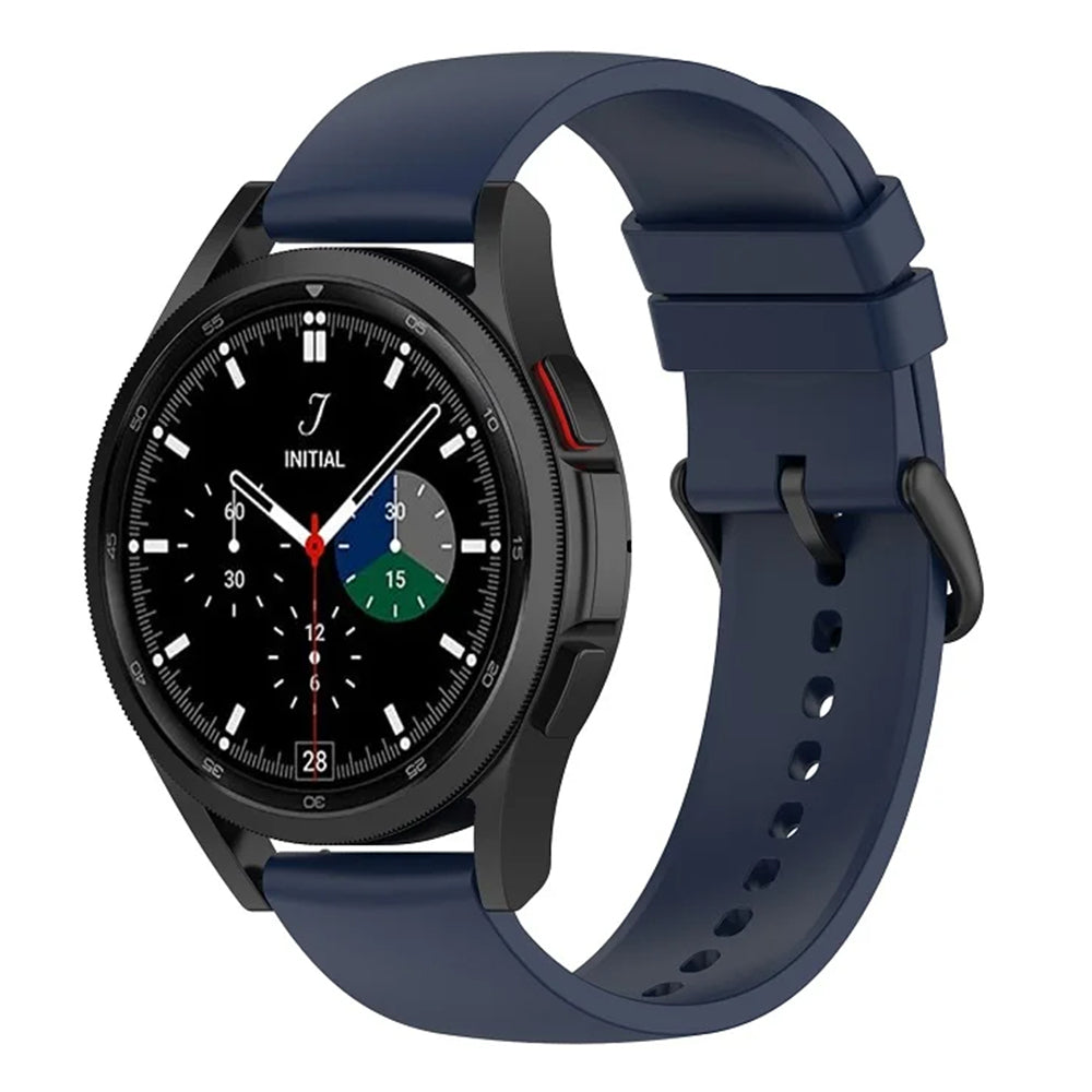 Correa Techsuit W001 para Samsung Galaxy Watch / Huawei Watch Series, 20mm, Azul Oscuro