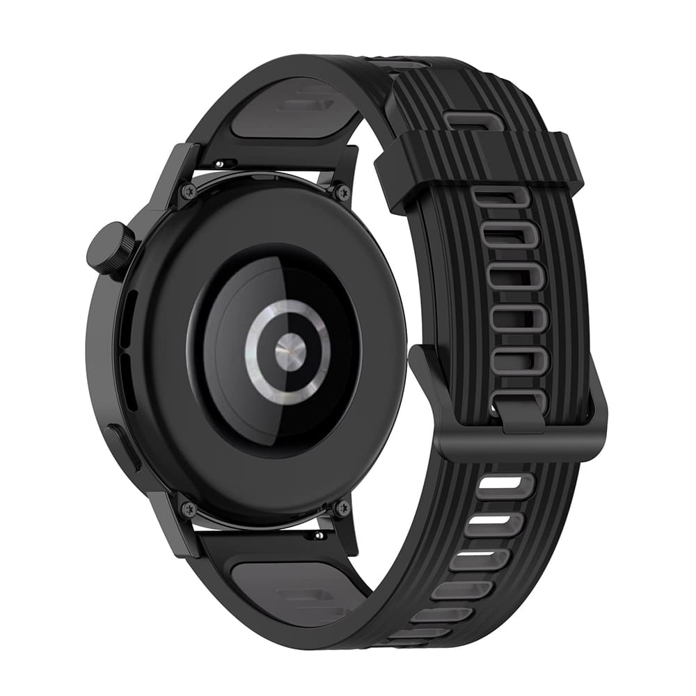 Correa Techsuit W002 para Huawei Watch / Xiaomi Watch Series, 22mm, Negra