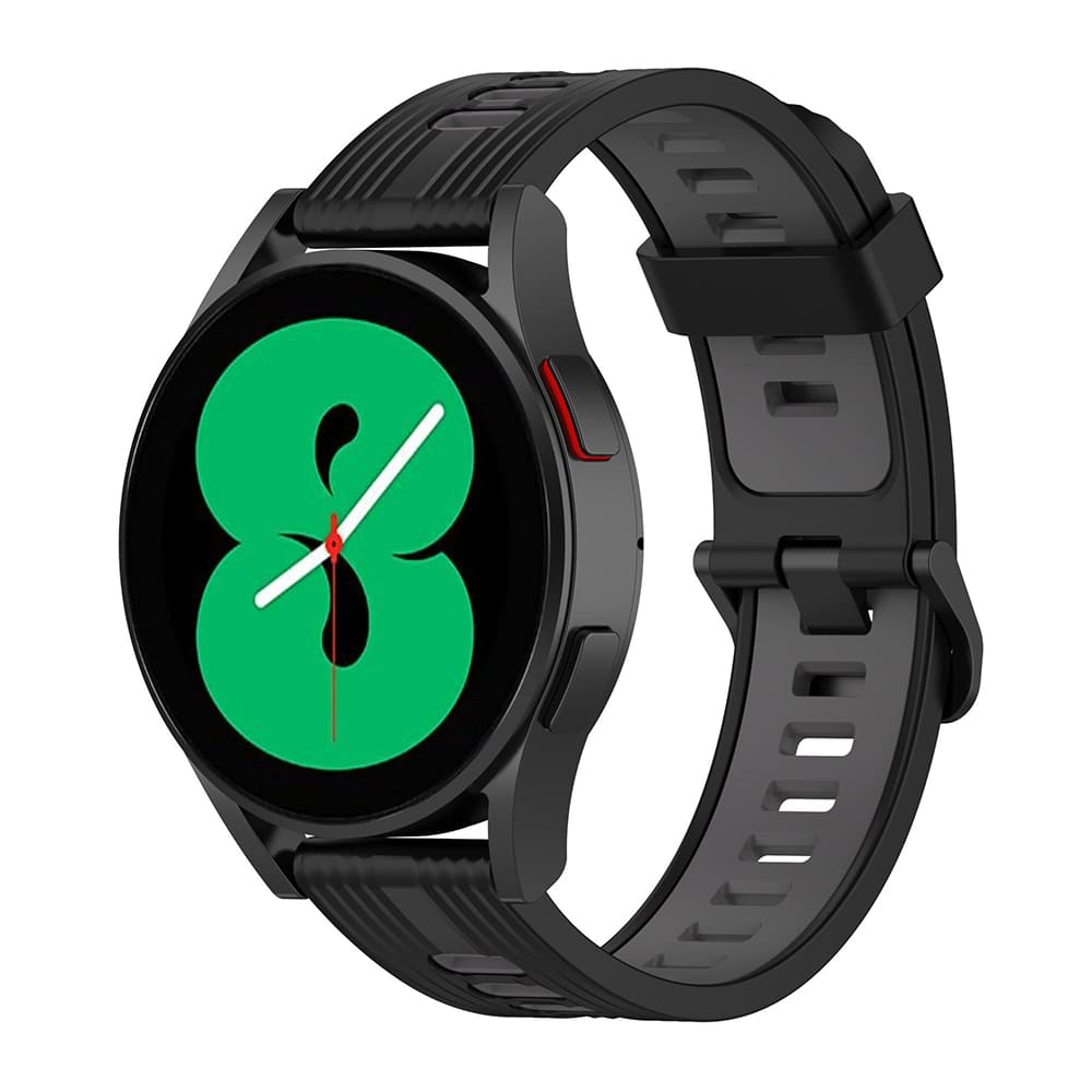 Correa Techsuit W002 para Huawei Watch / Xiaomi Watch Series, 22mm, Negra