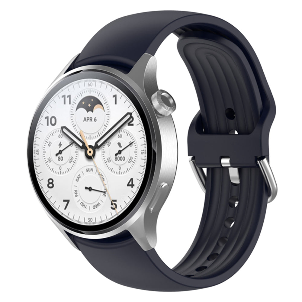 Correa Techsuit W003 para Huawei Watch / Xiaomi Watch Series, 22mm, Azul Marino