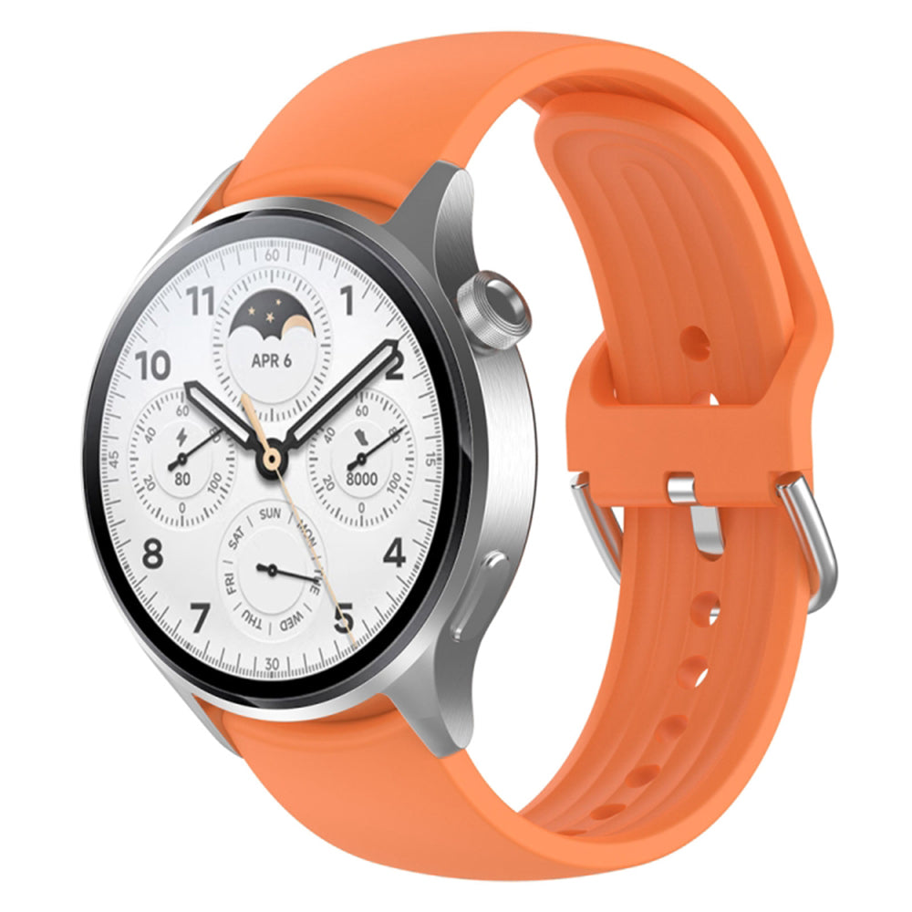 Correa Techsuit W003 para Huawei Watch / Xiaomi Watch Series, 22mm, Naranja