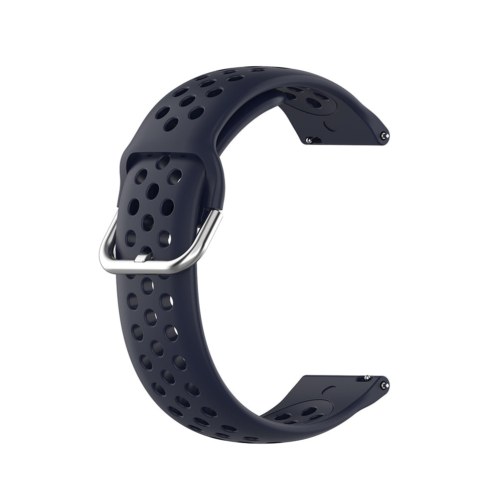 Correa Techsuit W004 para Samsung Galaxy Watch / Huawei Watch Series, 22mm, Azul Oscuro