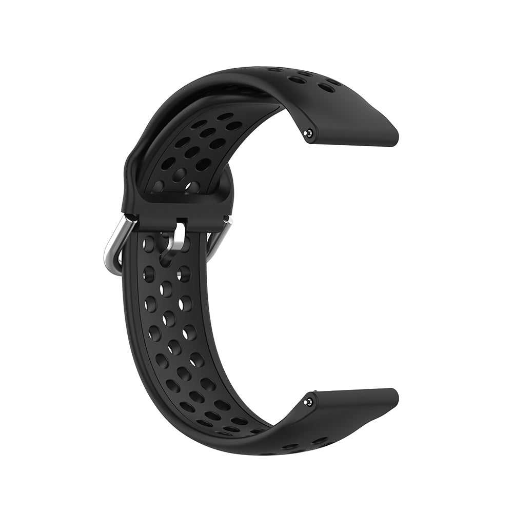 Correa Techsuit W004 para Samsung Galaxy Watch / Huawei Watch Series, 22mm, Negra