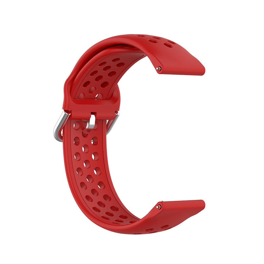 Correa Techsuit W004 para Samsung Galaxy Watch / Huawei Watch Series, 22mm, Roja.