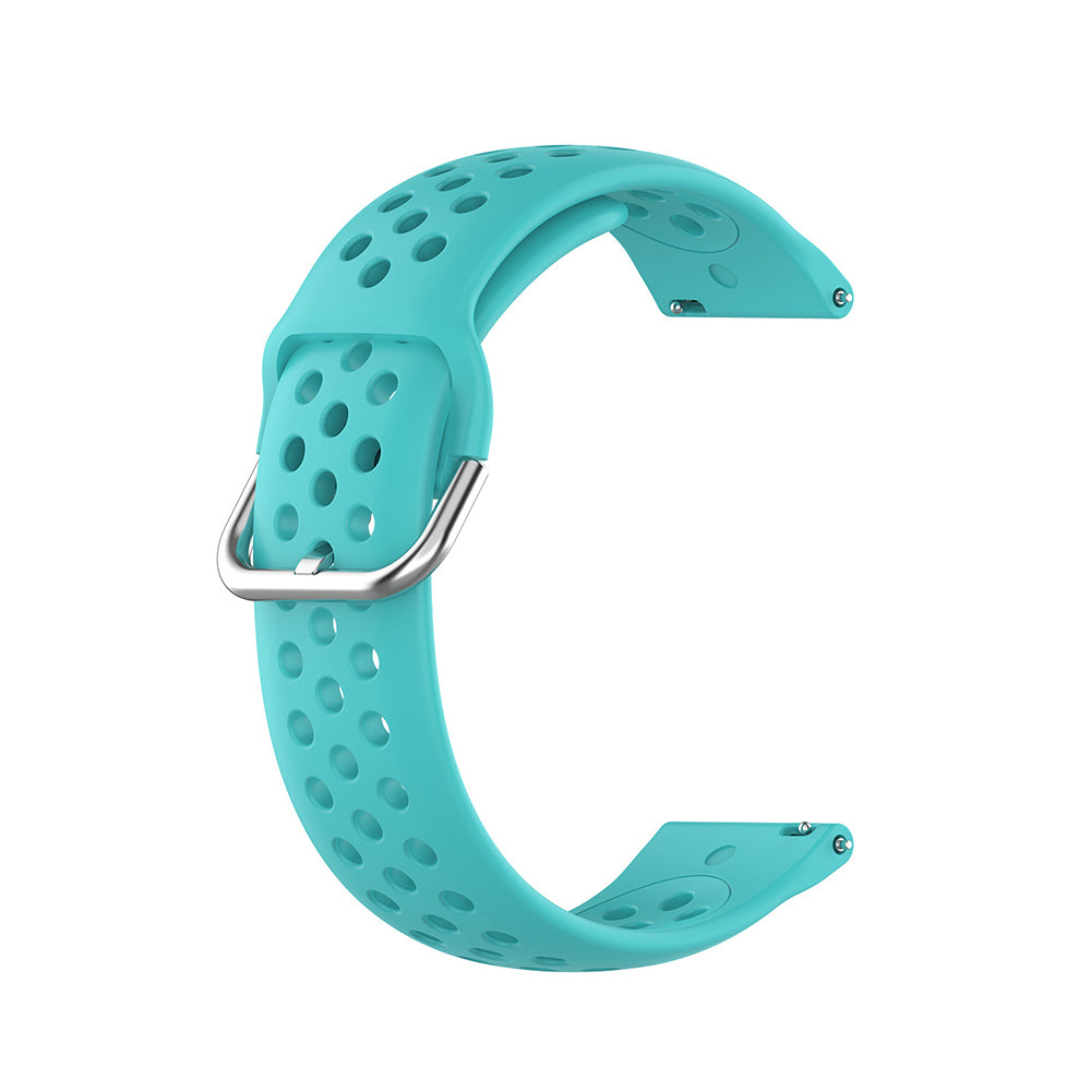 Correa Techsuit W004 para Samsung Galaxy Watch / Huawei Watch Series, 22mm, Turquesa