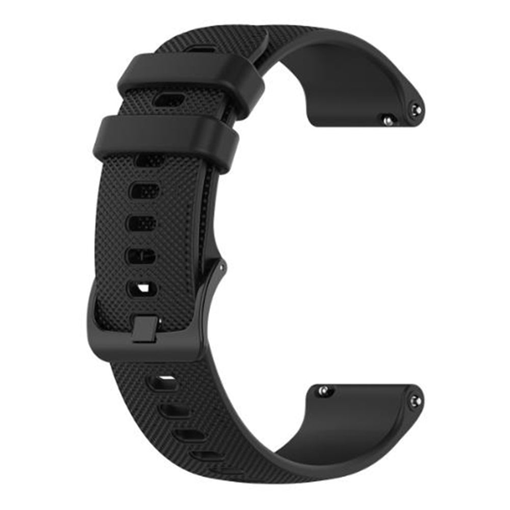 Correa Techsuit W006 para Huawei Watch / Garmin Watch Series, 18mm, Negra