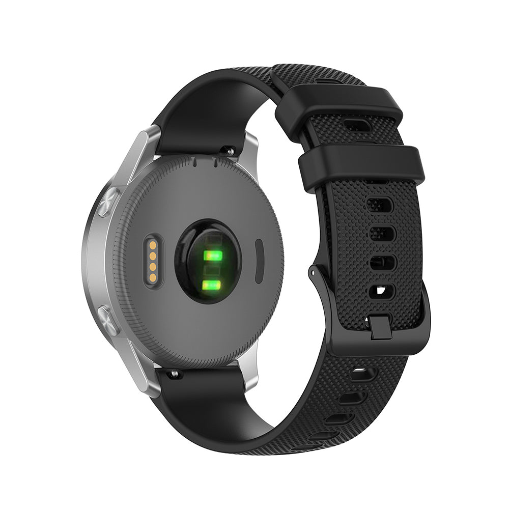 Correa Techsuit W006 para Huawei Watch / Garmin Watch Series, 18mm, Negra