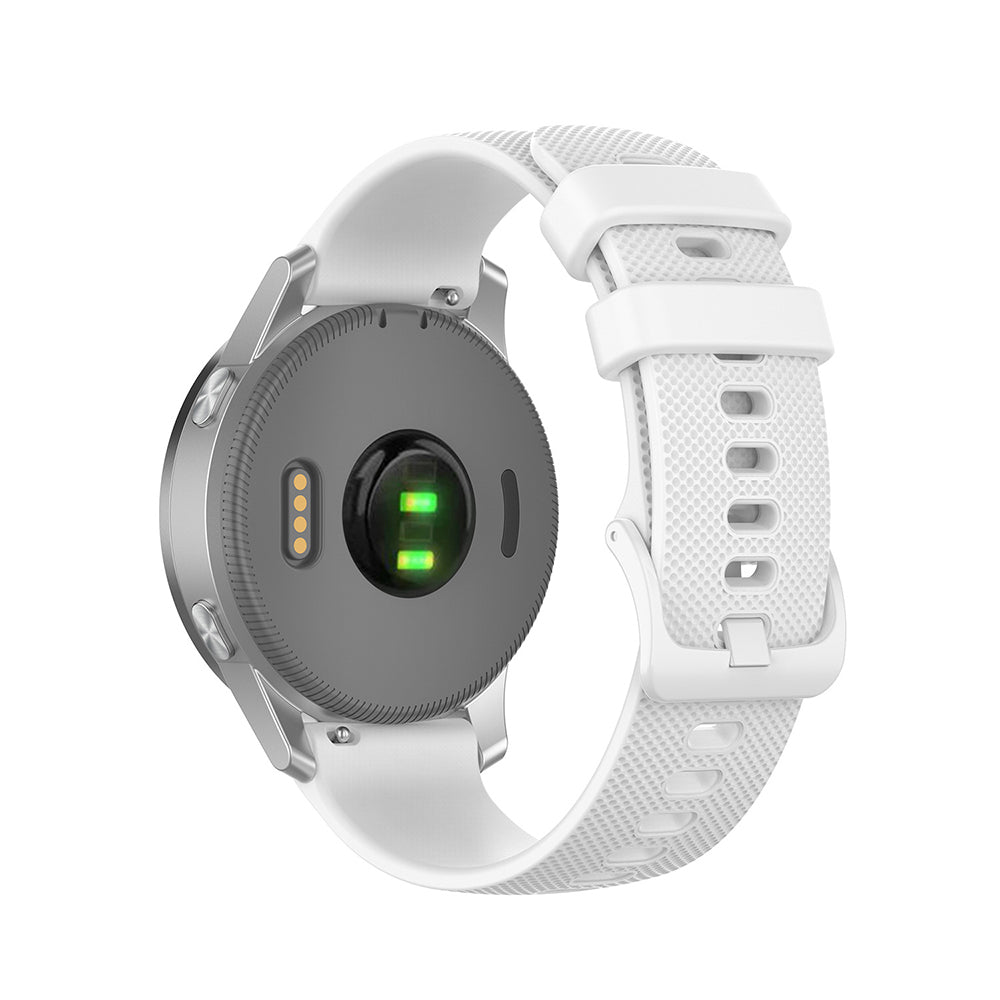 Correa Techsuit W006 para Huawei Watch / Garmin Watch Series, Blanca