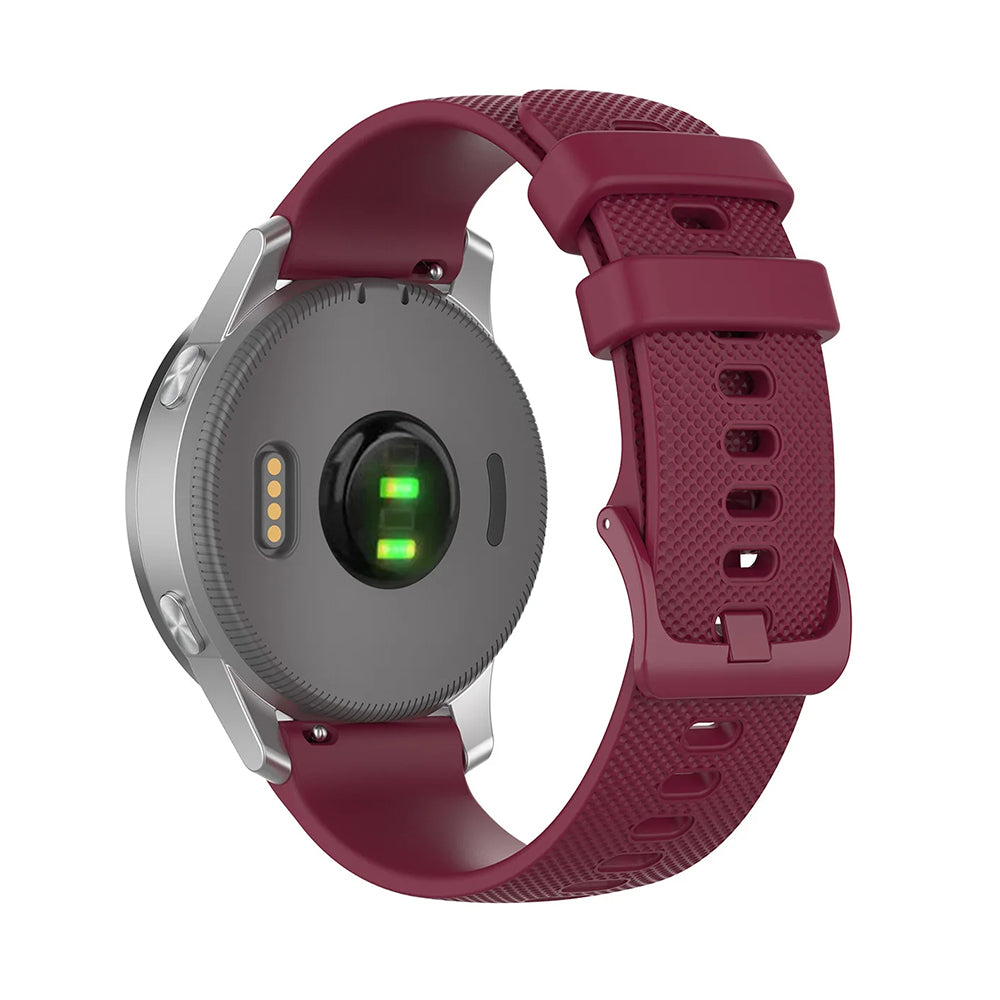 Correa Techsuit W006 para Huawei Watch / Xiaomi Watch Series, 22mm, Borgoña