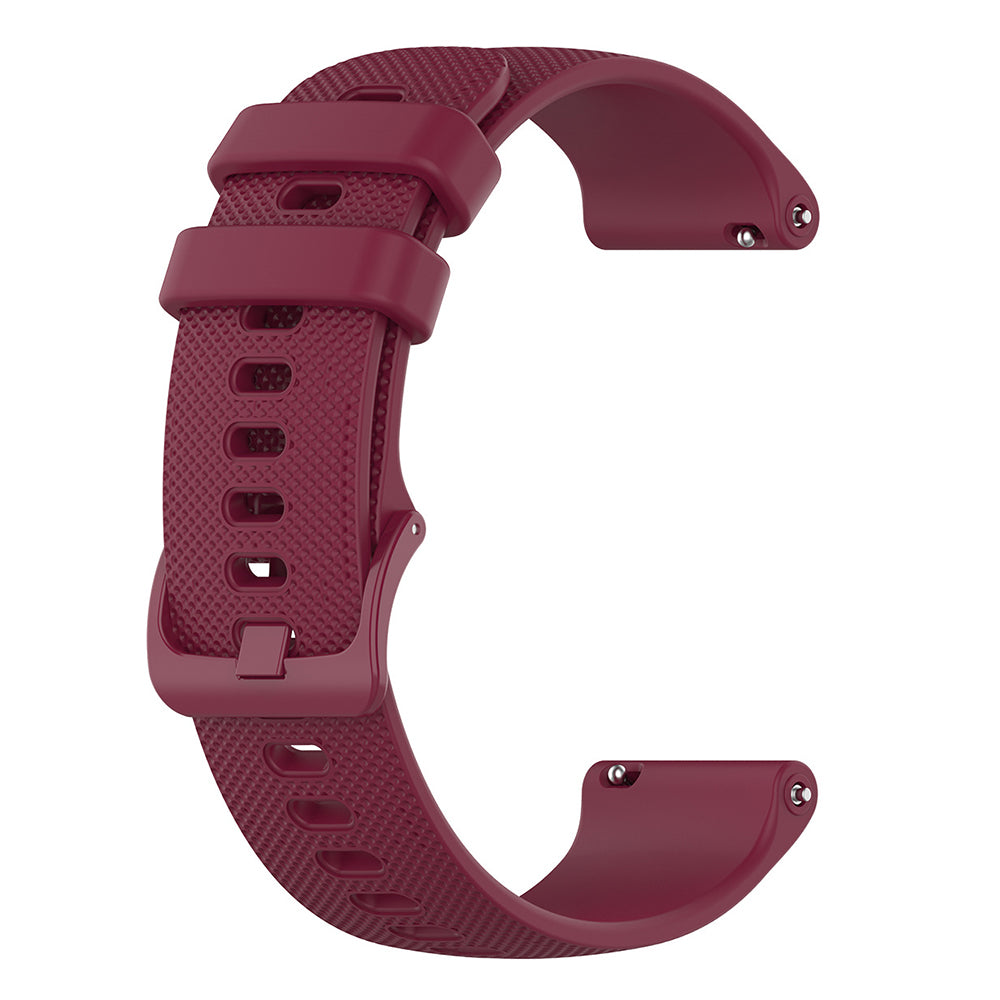 Correa Techsuit W006 para Samsung Galaxy Watch / Huawei Watch Series, 20mm, Borgoña